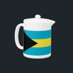 Tetera de la bandera de las Bahamas<br><div class="desc">Añada un toque de orgullo bahameño a su hora de tomar el té con nuestra exclusiva tetera con la bandera de las Bahamas. Esta tetera, elaborada con meticulosa atención a los detalles, es más que sólo un elemento funcional; es una celebración del patrimonio bahameño y el orgullo cultural. El diseño...</div>