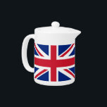 Tetera de la Bandera del Reino Unido<br><div class="desc">Añada un toque de encanto británico a su hora del té con nuestra exclusiva tetera con la bandera del Reino Unido. Esta tetera, elaborada con meticulosa atención a los detalles, es más que una simple pieza funcional; es una celebración del rico patrimonio y orgullo cultural del Reino Unido. El elegante...</div>