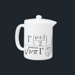 Tetera de la distribución T del estudiante<br><div class="desc">¿Dónde se distribuye el té de un estudiante? Probablemente en una tetera. Así la tetera de la distribución T del estudiante nace. Se blasona con gusto a través del exterior la función de densidad de probabilidad de la distribución T del estudiante, en caso de que usted necesite estimar el medio...</div>
