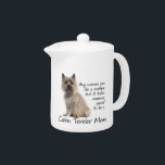 Tetera de la mamá de Terrier de mojón<br><div class="desc">Esta tetera es un gran regalo para cualquier mamá de Terrier de mojón. Combínela con las tazas y los prácticos de costa para un sistema completo.</div>