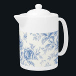 Tetera Delicate Blue Chinoiserie Teapot 40 ozs<br><div class="desc">Delicate Blue Chinoiserie Teapot 40 ozs</div>