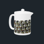 Tetera Diamantes, elegantes piedras preciosas<br><div class="desc">Antiguo brillo de Hollywood y diamantes elegantes de glamour, patrón de piedra gemela. ¡Una gran idea de regalo para las vacaciones de los Navidades, los cumpleaños o simplemente porque ella es maravillosa! - Dé este moderno, fabuloso, moderno, moderno, divertido, brillante y glamuroso equipaje a tu persona favorita. El texto se...</div>