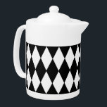 Tetera Diamantes negros de Teapot<br><div class="desc">Diamantes negros de tetera.</div>