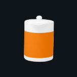 Tetera Diseñador personalizado de color naranja<br><div class="desc">Diseñador personalizado de color naranja</div>