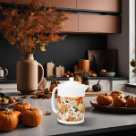 Tetera Diseño de Bouquet de calabaza de otoño<br><div class="desc">Añada un toque festivo a su utensilios de cocina con esta tetera de diseño de Bouquet de calabaza de otoño. Esta tetera presenta un bonito patrón de calabaza emparejado con un delicado follaje otoñal y captura perfectamente la esencia del otoño. Su bonito diseño aporta calidez y encanto de temporada a...</div>