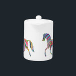Tetera Diseño del caballo arco iris<br><div class="desc">Un diseño tan impresionante de un caballo de color arco iris. Esto es totalmente personalizable para que puedas tener tu propio mensaje . Ya sea para usted o para alguien que ama los caballos,  este artículo es seguro que le gustará.</div>