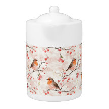 Finca acuática en un nevado árbol de invierno y ba