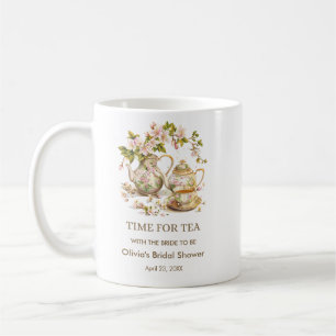 Tetera Floral Hora del Té para Tazas de Desayuno d
