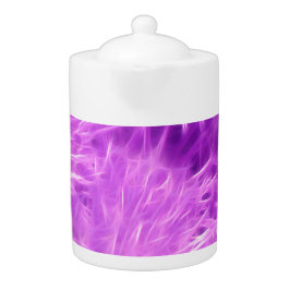 Tetera Flores moradas transformadas