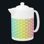 Tetera Gradiente de burbuja de arcoiris colorido<br><div class="desc">espectro completo</div>