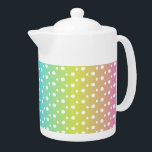 Tetera Gradiente de burbuja de arcoiris colorido<br><div class="desc">espectro completo</div>