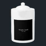 Tetera Gris negro Minimalista único profesional<br><div class="desc">Diseños modernos y sencillos Minimalistas. Todos son simples,  atractivos,  únicos.</div>