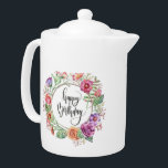Tetera happy Birthday<br><div class="desc">happy Birthday teapot
Hogar > Cocina > Tazas, jarras y botellas de agua > Teteras</div>