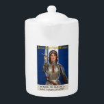 Tetera Juana de Arco: La doncella de Orleans, heroína Kni<br><div class="desc">El poster de la Primera Guerra Mundial, con Joan de Arc, fue una poderosa propaganda diseñada para incitar a las mujeres norteamericanas a apoyar el esfuerzo de guerra. La imagen de Juana de Arco, una heroína francesa legendaria que llevó a su país a la victoria contra los ingleses, fue elegida...</div>