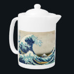 Tetera Katsushika Hokusai - La gran ola de Kanagawa<br><div class="desc">La gran ola de Kanagawa / La ola - Katsushika Hokusai,  1829-1833</div>