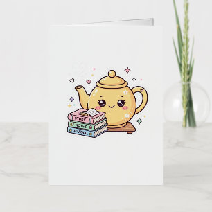 Tetera Kawaii Adorable Cuaderno de Notas Libro Peg