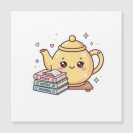 Tetera Kawaii Adorable Cuaderno de Notas Libro Peg