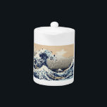 Tetera La gran ola de Kanagawa 8 bit Pixel Art<br><div class="desc">La Gran Ola de Kanagawa (神 奈 川 沖 裏) Vintage de 8 bits Tsunami Art. Globe Trotters se especializa en imágenes idiosincrásicas de todo el mundo. Aquí encontrará tarjetas de felicitación únicas,  postales,  Posters,  Mousepads y más.</div>