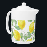 Tetera Lemones amarillos bonitos<br><div class="desc">Tetera de Lemones Amarillos bonitos. Relájate con un limón amarillo brillante.</div>