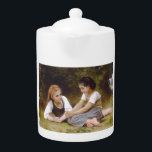 Tetera Les Noisettes: Jóvenes Chicas recogiendo hazellana<br><div class="desc">El cálido sol otoñal se deslizó a través de las hojas del árbol de avellanas, lanzando sombras bailando en el suelo del bosque. Dos jóvenes chicas, Elise y Juliette, se sentaron bajo sus ramas, un pequeño montón de nueces doradas enclavadas entre las hojas caídas. - Elise, la mayor de las...</div>