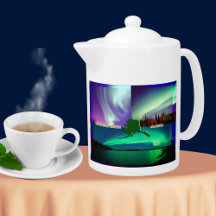 Luces boreales del Collage de Alaska