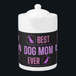 Tetera Mejor Mamá Perro, Regalo de Día de la Madre<br><div class="desc">Mejor Mamá Perro,  el diseño de Regalos de Día de la Madre divertidos es un gran regalo para tu esposa,  hermana o amigos que son dueños de perros! Háganles saber lo mucho que se les aprecia.</div>