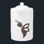 Tetera Melissa<br><div class="desc">Melissa es un logo en forma de abeja que inteligentemente incorpora la letra "M" en lugar de sus alas,  resultando en un diseño único y visualmente llamativo.</div>