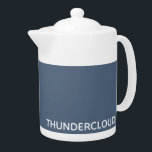 Tetera Nombre de color azul-gris de la nube negra<br><div class="desc">Nubes gruesas de color gris azul</div>