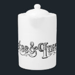 Tetera Notas De Vintage Y Tipógrafo De Preguntas<br><div class="desc">Imagen de tipografía victoriana elegante, en blanco y negro de un titular de un periódico de esa época. Las letras son detalladas y curvadas de una manera comúnmente utilizada en los titulares del siglo XIX con un matiz sutil y algunos detalles decorativos. Limpio para decorar cualquier objeto de una manera...</div>