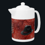 Tetera Papá Music Mood Fedora Porcelana Teapot<br><div class="desc">Papá Music Mood Fedora Porcelana Teapot</div>