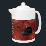 Tetera Papá Music Mood Fedora Porcelana Teapot<br><div class="desc">Papá Music Mood Fedora Porcelana Teapot</div>