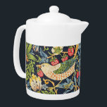 Tetera Patrón floral William Morris Strawberry Thief<br><div class="desc">Patrón floral William Morris Strawberry Thief</div>