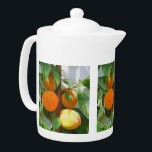 TETERA PEACHES<br><div class="desc">Una acuarela artística bonito de melocotones que crecen en el árbol.</div>