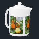 TETERA PEACHES<br><div class="desc">Una acuarela artística bonito de melocotones que crecen en el árbol.</div>