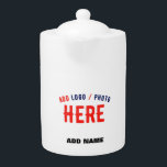 TETERA PERSONALIZABLE MODERNO ESTILO BLANCO VERIFICADO MA<br><div class="desc">ESTE ES UN DISEÑO PARA TODOS. PUEDE CAMBIAR,  REDUCIR O AGREGAR LOGO,  FOTO,  TEXTO Y COLORES COMO QUIERA. GRACIAS.</div>