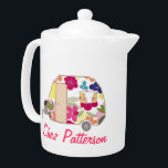 Tetera Potes de té personalizados para propietarios de ca<br><div class="desc">Ver la gama completa de 25 caravanas retro de Trina Esquivelzeta @SurfaceHug sobre otros productos de la colección de abajo.</div>