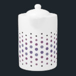 Tetera Púrpura, Rosa y puntos negros<br><div class="desc">Me encanta hacer una olla de café, pero dejarla en la jarra simplemente no lo hace por mí. Intenté usar varias termosis, pero todas gritaron 'camping trip' que no es realmente el aspecto que quería en mi cocina. Pero por suerte encontré esta tetera en Zazzle y decidí que era perfecta...</div>
