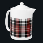 Tetera Rojo Y Negro<br><div class="desc">Patrón de manchas rojas y negras.</div>