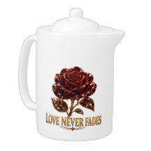 Rosa de Cristal Rubí - El Amor Nunca se Desvanece