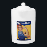 Tetera Rosie the Riveter: El empoderamiento femenino fuer<br><div class="desc">Rosie the Riveter, un símbolo de empoderamiento femenino, surgió durante la Segunda Guerra Mundial cuando millones de mujeres entraron a la fuerza laboral para apoyar los esfuerzos de guerra. Estas mujeres, a menudo llamadas "rosies", ocuparon empleos tradicionalmente dominados por los hombres en fábricas y astilleros, lo que demostró su capacidad...</div>