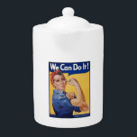 Tetera Rosie the Riveter: El empoderamiento femenino fuer<br><div class="desc">Rosie the Riveter, un símbolo de empoderamiento femenino, surgió durante la Segunda Guerra Mundial cuando millones de mujeres entraron a la fuerza laboral para apoyar los esfuerzos de guerra. Estas mujeres, a menudo llamadas "rosies", ocuparon empleos tradicionalmente dominados por los hombres en fábricas y astilleros, lo que demostró su capacidad...</div>