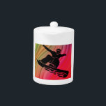 Tetera Salto de Snowboard<br><div class="desc">¡Muéstrale cómo se arroja y se aplasta en tu snowboard!</div>