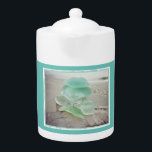 Tetera Sea Glass Collector Tea Pot<br><div class="desc">After a day beachcombing,  grab this beautiful tea pot and make yourself a warm cuppa! A wonderful reminder of your beachcombing days!</div>