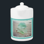 Tetera Sea Glass Collector Tea Pot<br><div class="desc">After a day beachcombing,  grab this beautiful tea pot and make yourself a warm cuppa! A wonderful reminder of your beachcombing days!</div>
