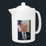TETERA SIGNED BY PRESIDENT TRUMP<br><div class="desc">SIGNED BY PRESIDENT TRUMP... .AMERICA'S FAVORITE PRESIDENT!</div>