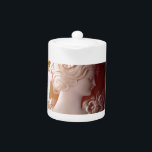 Tetera Silhouette de cameo de marfil victoriano antiguo<br><div class="desc">Antiguo cameo romántico - imagen de una dama victoriana bonito - delicado detalle de fibra.</div>