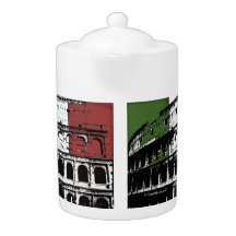 Silueta romana contemporánea del coliseo