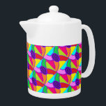 Tetera Snazzy Dizzy arte de grandes colores diseñado para<br><div class="desc">Snazzy Dizzy el arte de los grandes colores</div>