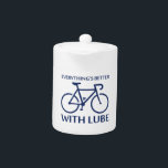 Tetera Todo está mejor con Lube<br><div class="desc">Sí, no hace falta decirlo. Todas tus partes de fricción funcionan mejor con lube. Trabaja para la bicicleta, entre otras cosas.</div>