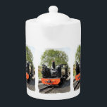 TETERA TRENES DE VAPOR<br><div class="desc">Gales, la tierra de los pequeños trenes de vapor. Estos pequeños trenes de vapor galeses fueron usados principalmente originalmente para transportar pizarra de las canteras.</div>